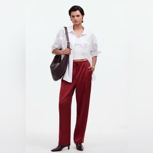 Madewell Pintucked Slim Pull-On Pants
